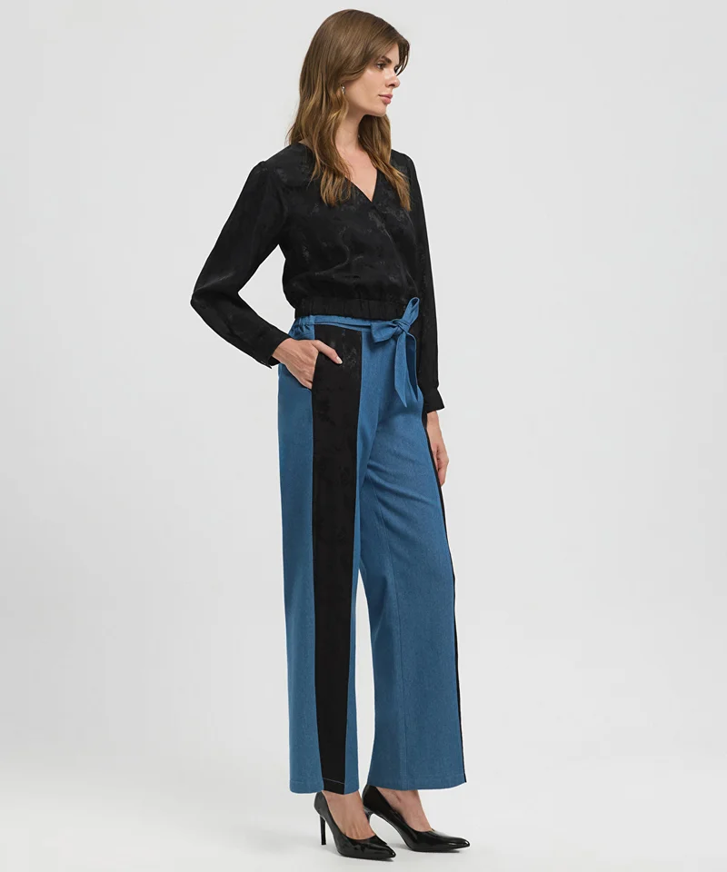 Ipekyol Color-Block Jacquard Trousers